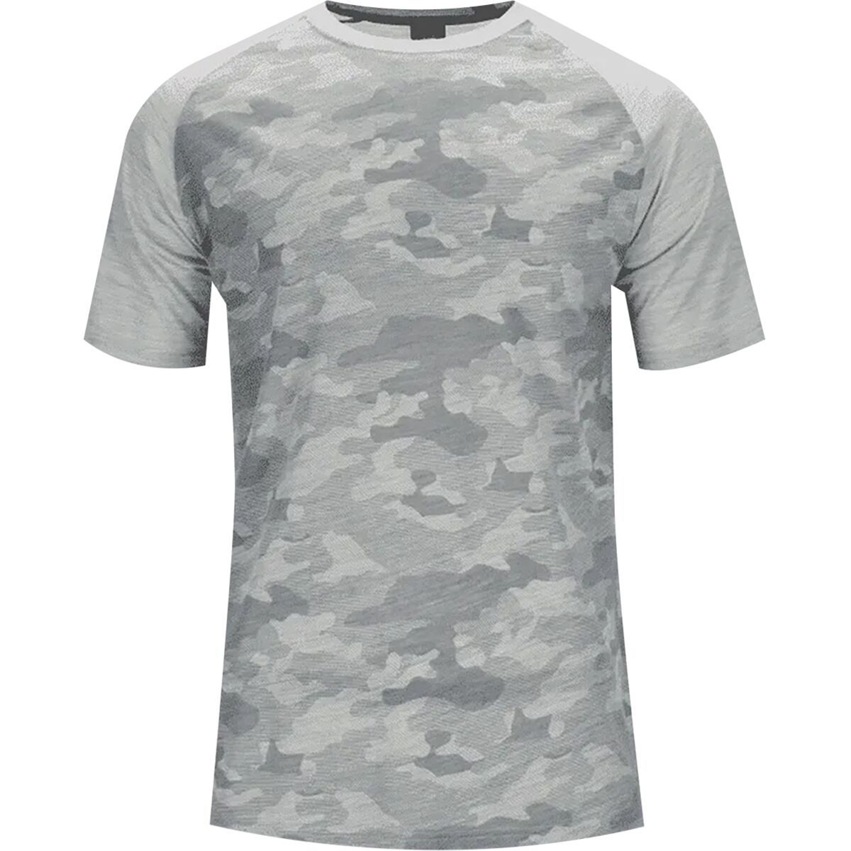 Bula Camo Merino Wool T-Shirt - Men's Grey Melange, XL