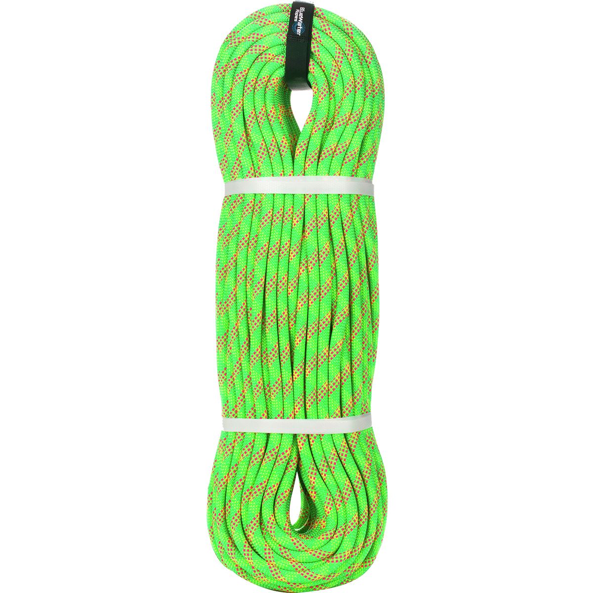 Image of BlueWater Lightning Pro Climbing Rope - 9.7mm Green/Pink, 70m