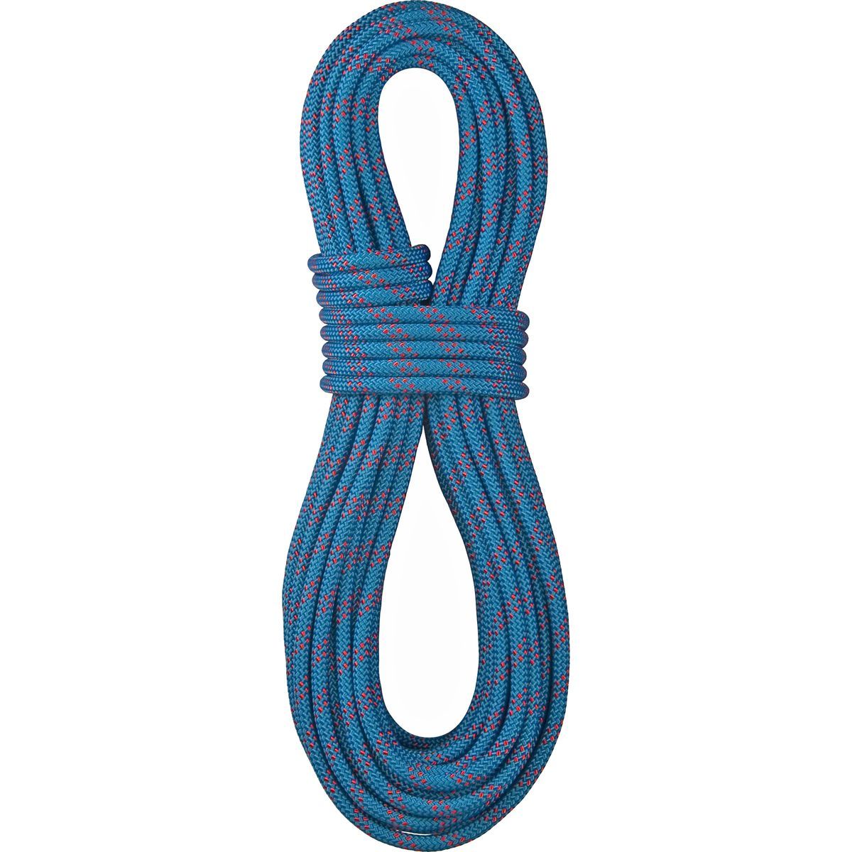 BlueWater Big Wall Static Rope - 10mm Blue/Red, 200ft