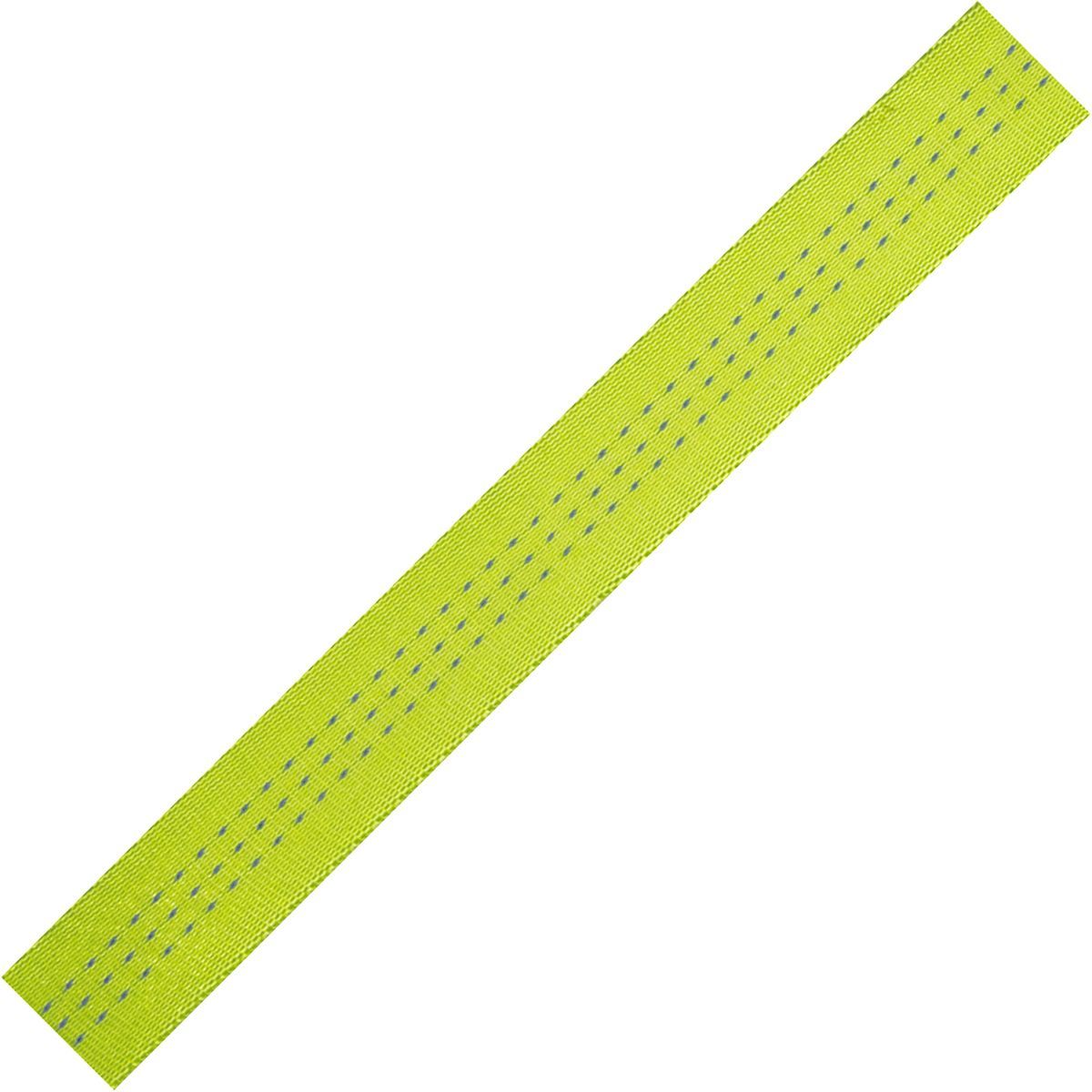 Image of BlueWater Tubular Climb-Spec Webbing - 1in Lime Punch, 100yd