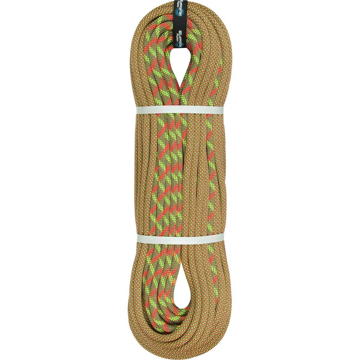 Bluewater Neon Climbing Rope - 10.1mm Bi-Color Coyote Brown, 60m
