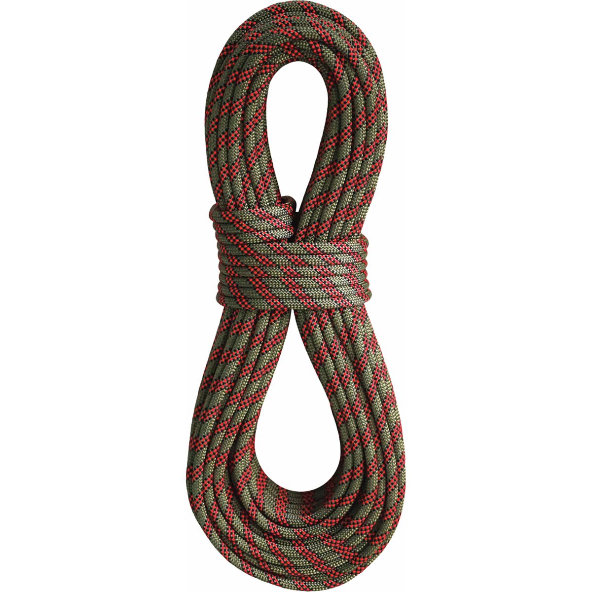 Image of BlueWater Argon Double Dry Climbing Rope - 8.8mm Coyote Brown/Red Orange, 80m