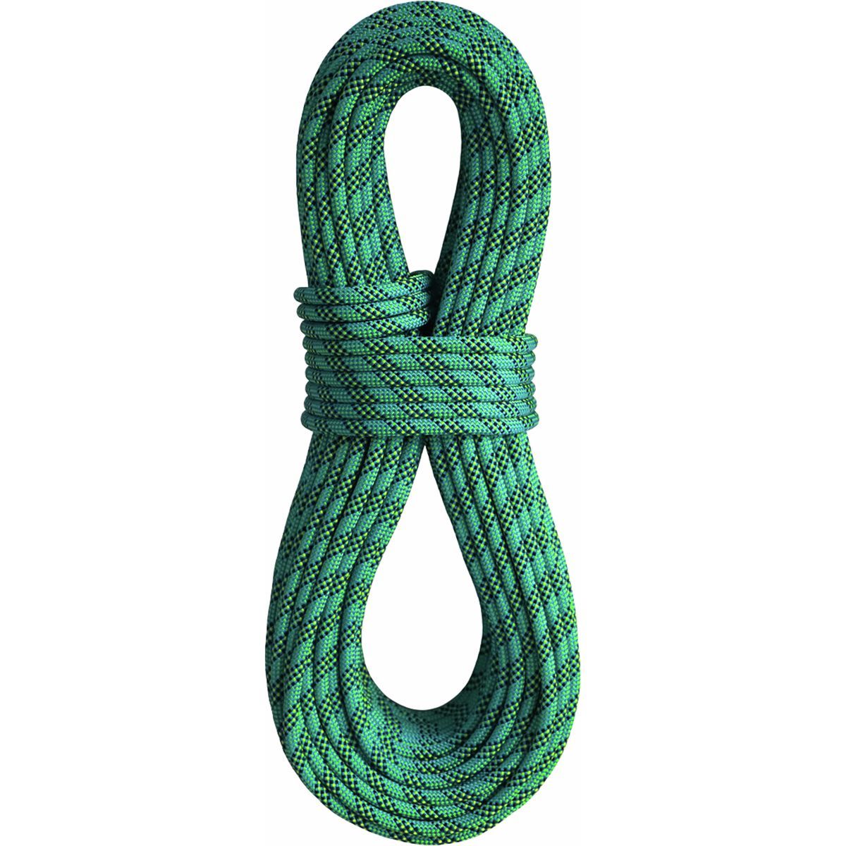 Image of BlueWater Argon Double Dry Climbing Rope - 8.8mm Green/Black, 70m