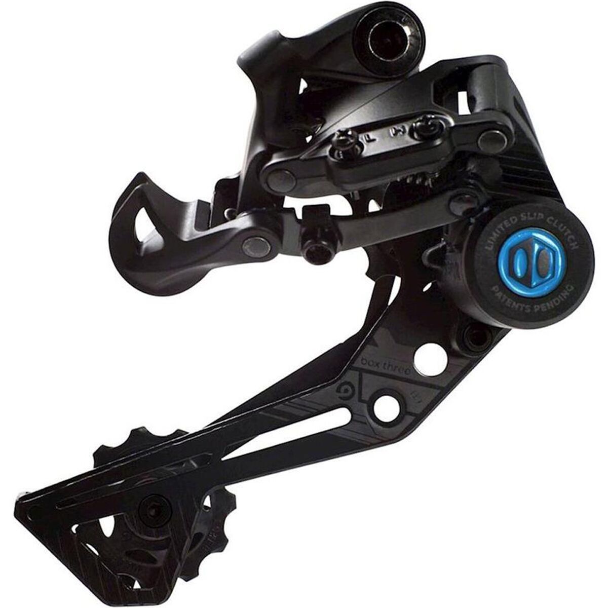 Box Components Three Prime 9 X-Wide Rear Derailleur - 9-Speed Long Cage Matte Black, 9 Speed