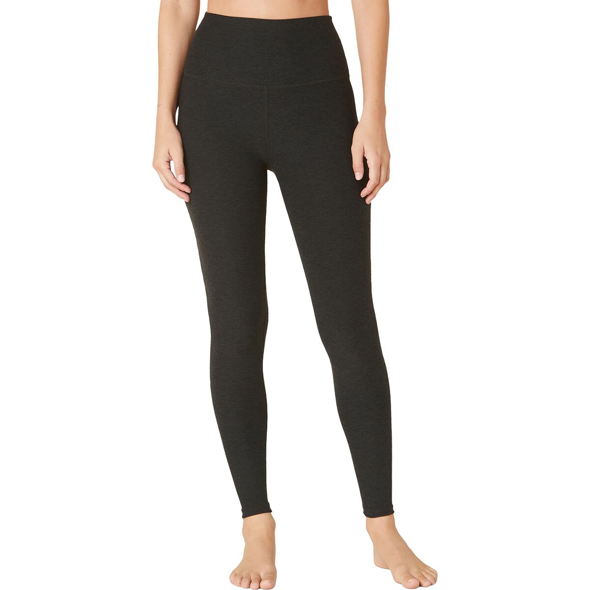 Image of Beyond Yoga Spacedye Caught In The Midi High Waisted Legging - Women's Darkest Night, L