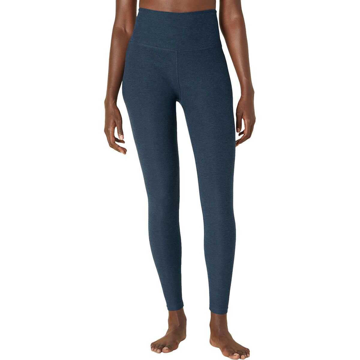 Image of Beyond Yoga Spacedye Caught In The Midi High Waisted Legging - Women's Nocturnal Navy, M