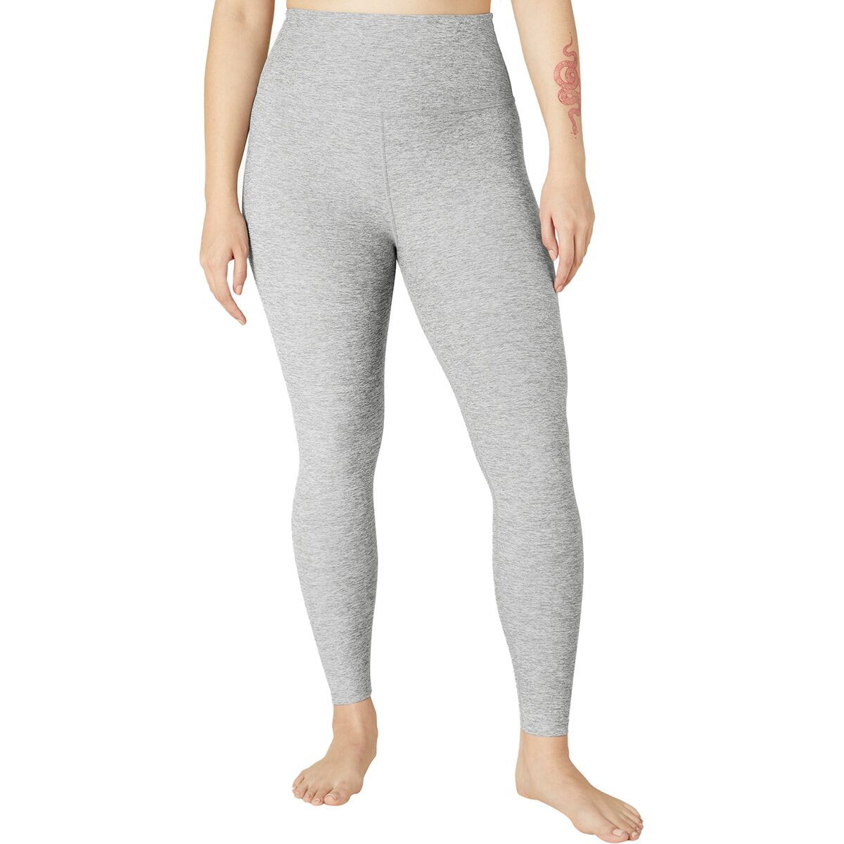 Image of Beyond Yoga Spacedye Caught In The Midi High Waisted Legging - Women's Silver Mist, M