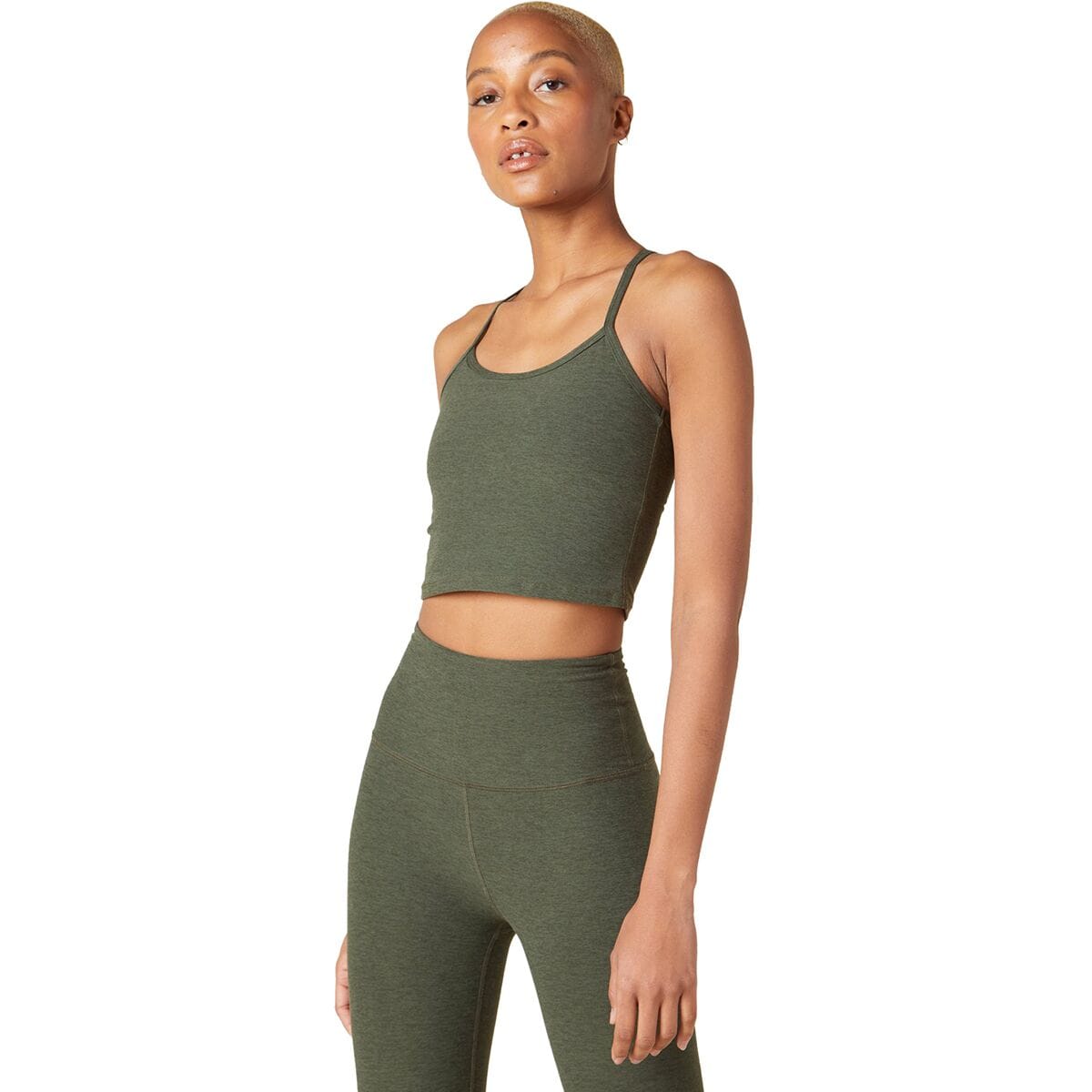 Beyond Yoga Spacedye Slim Racerback Cropped Tank Top