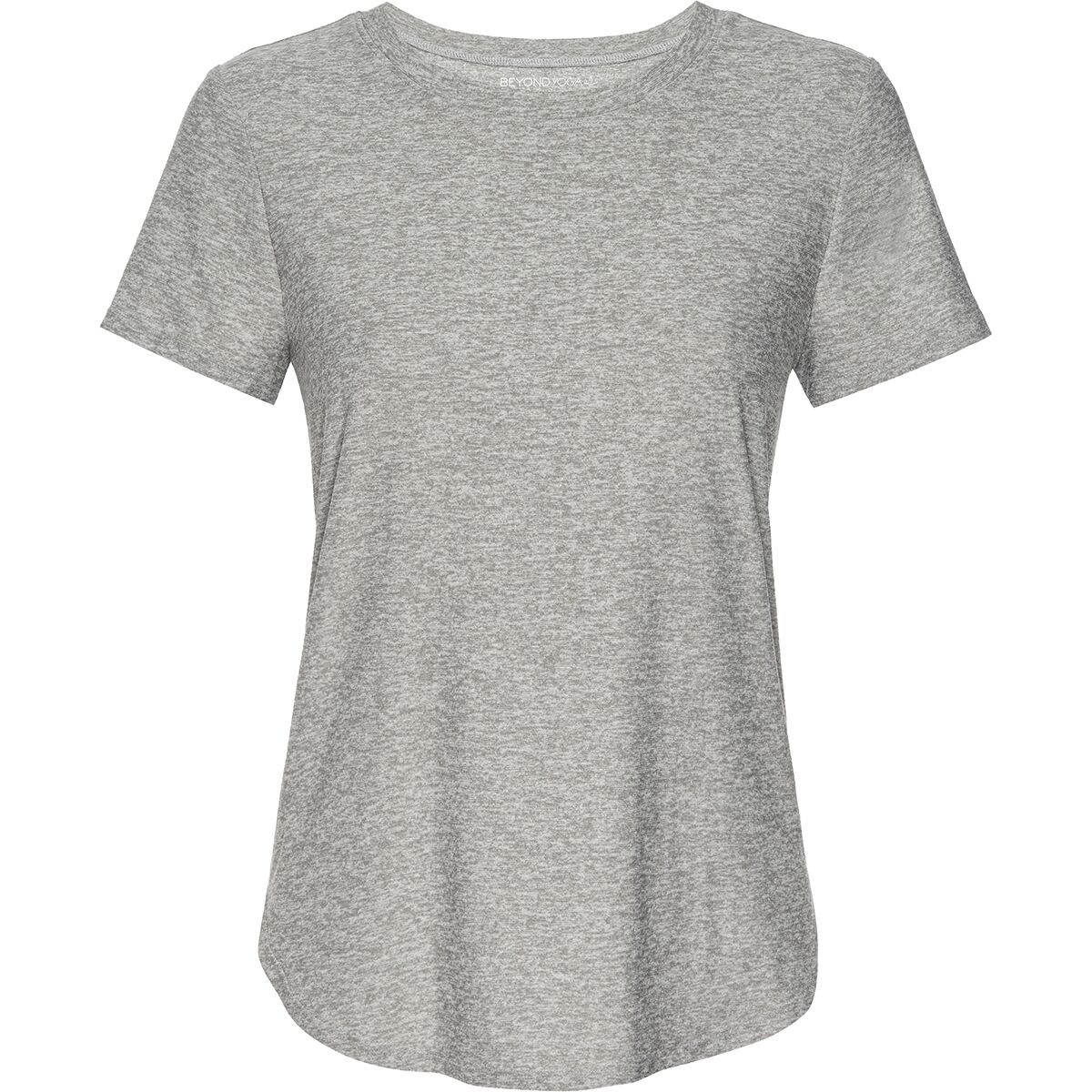Image of Beyond Yoga On The Down Low T-Shirt - Women's Silver Mist, XS