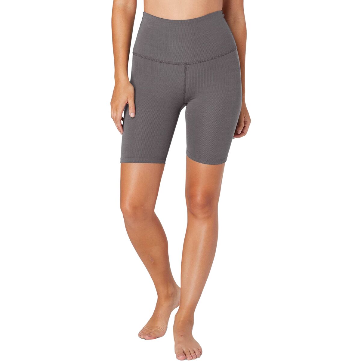 Beyond Yoga Heather Rib High Waist Biker Short - Women's product image