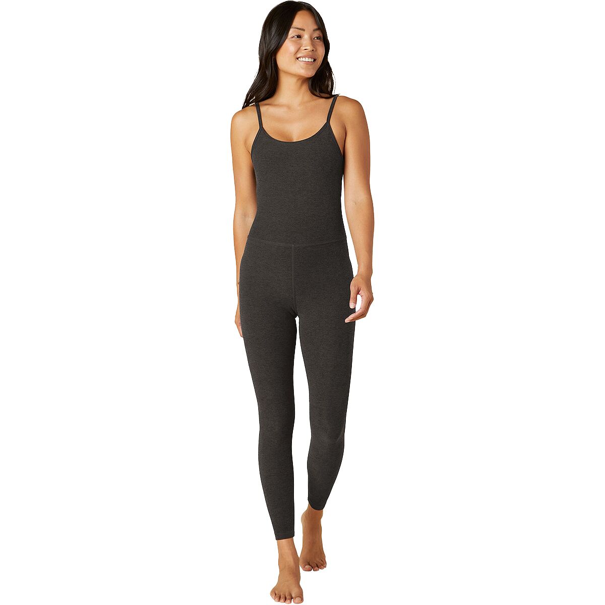 Image of Beyond Yoga Spacedye Uplevel Midi Jumpsuit - Women's Darkest Night, S