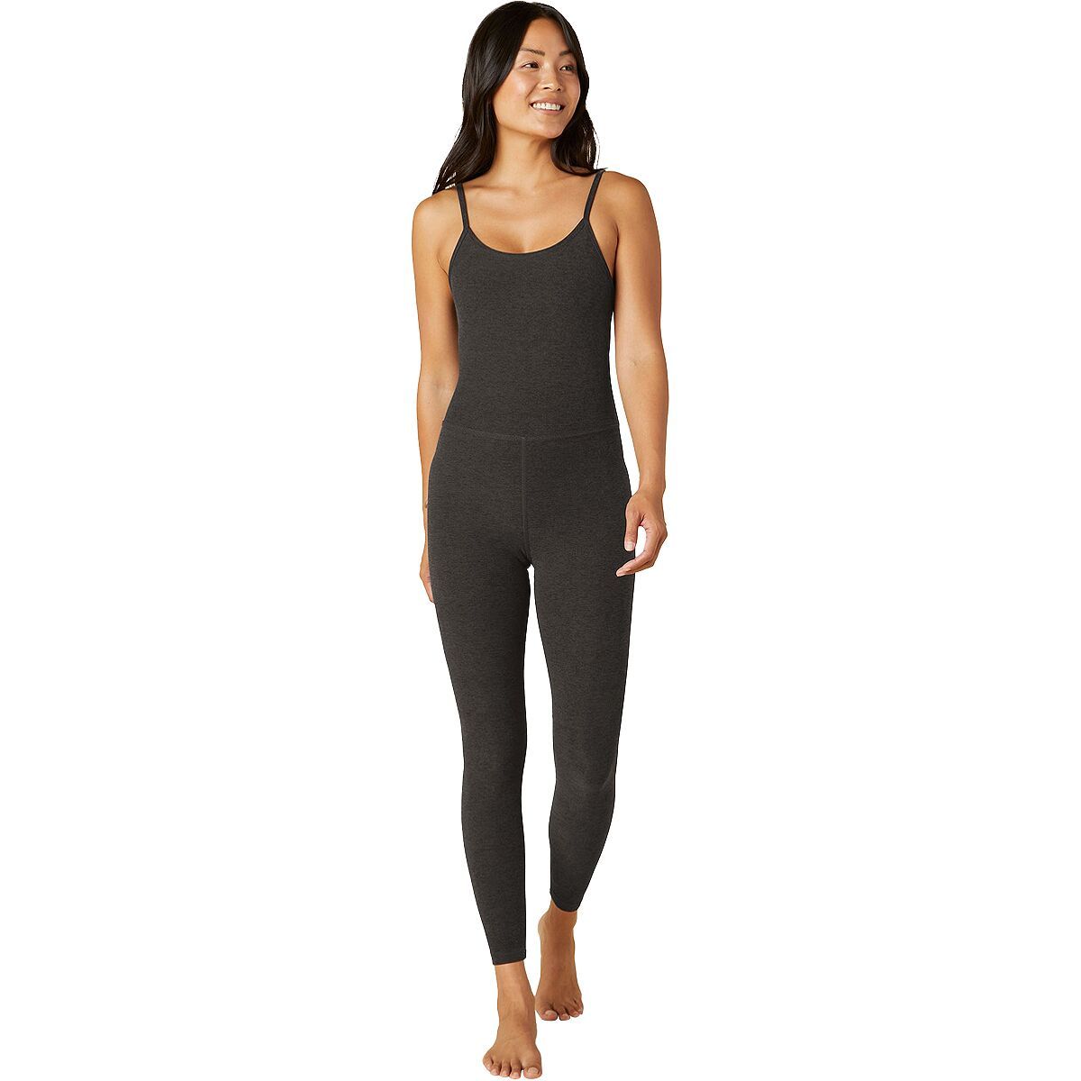 Image of Beyond Yoga Spacedye Uplevel Midi Jumpsuit - Women's Darkest Night, XL