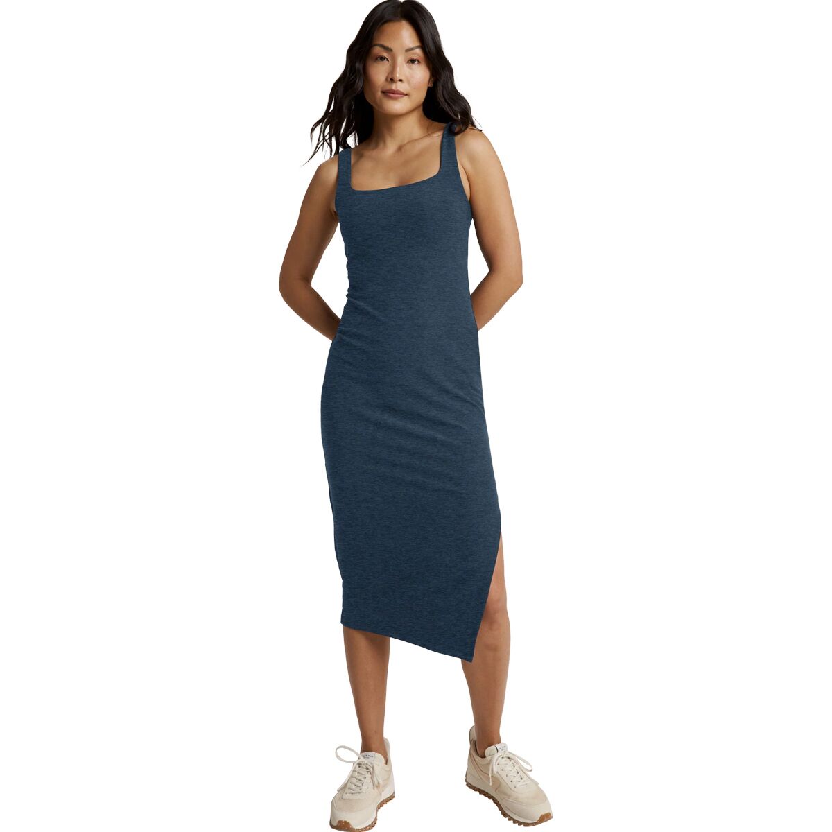 Beyond Yoga Beyond Yoga Spacedye Icon Midi Dress - Women's Nocturnal Navy, XL