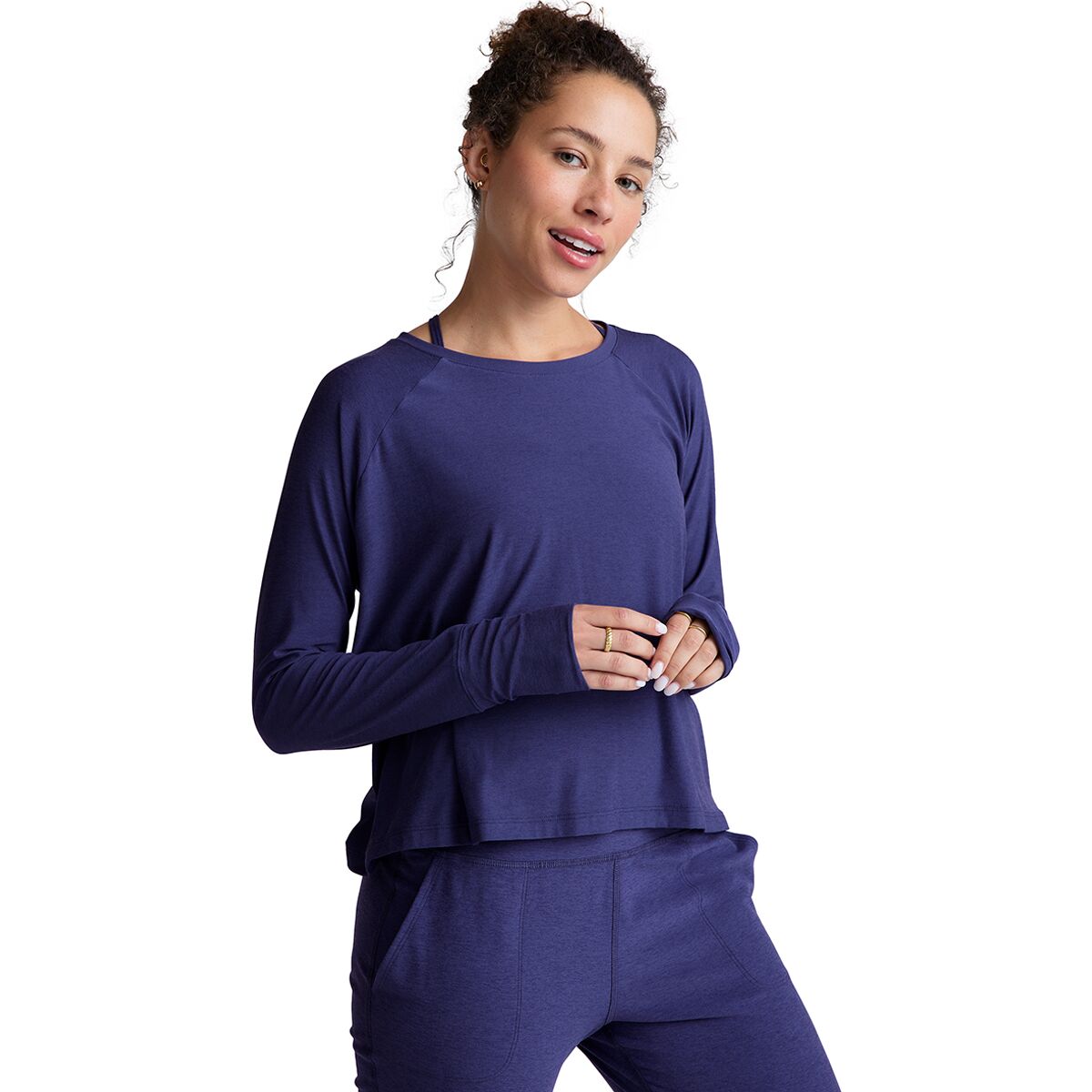 Beyond Yoga Beyond Yoga Featherweight Daydreamer Pullover - Women's Eternal Blue Heather, XS