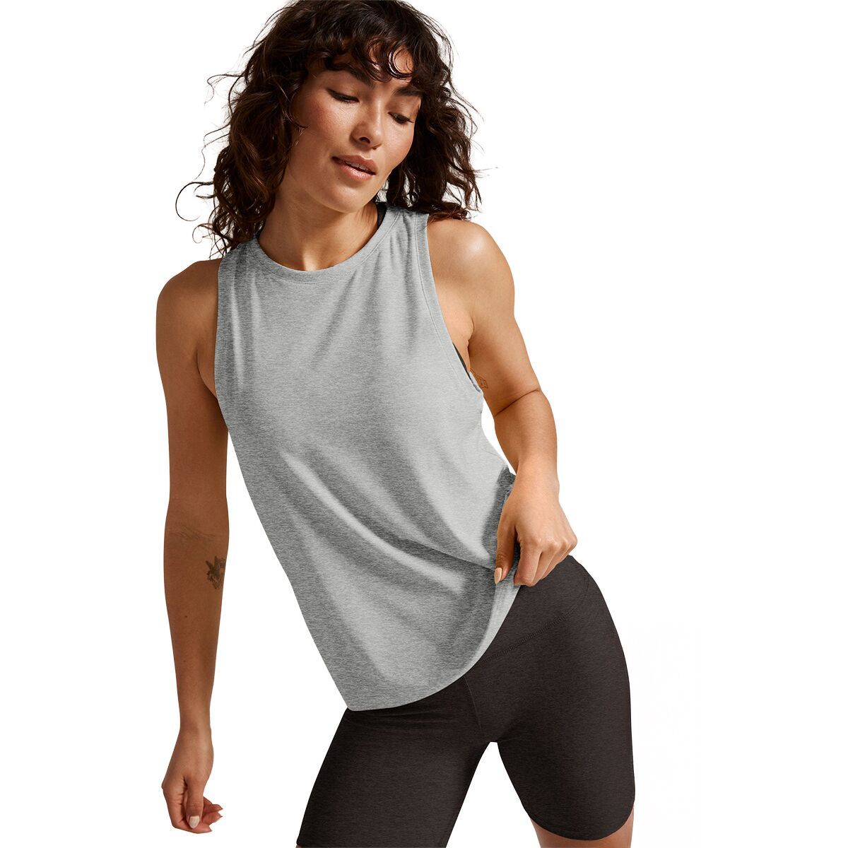 Image of Beyond Yoga Featherweight ReBalance Tank Top - Women's Silver Mist, L