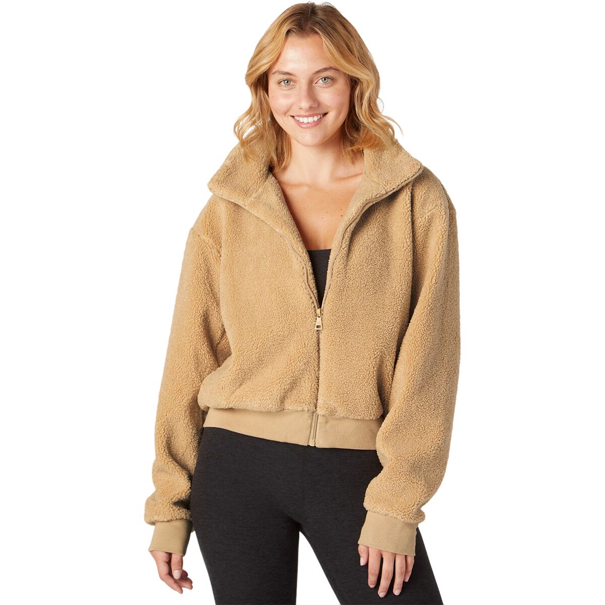 Beyond Yoga Brave The Elements Sherpa Bomber Jacket - Women's product image