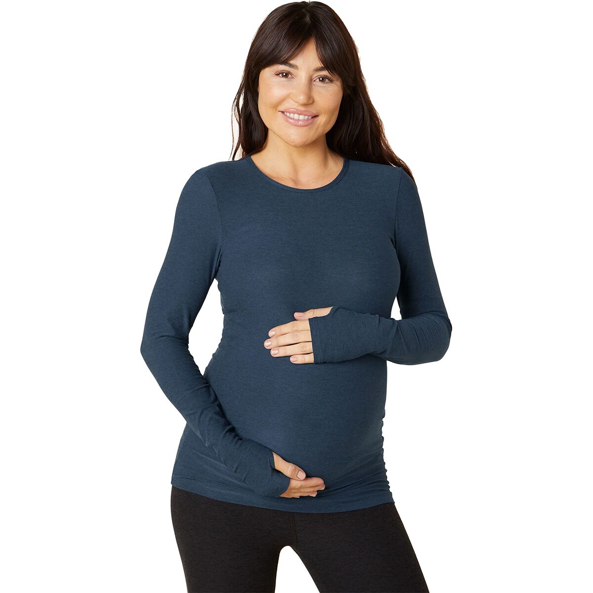 Beyond Yoga Featherweight Count On Me Maternity Crew Pullover - Women's
