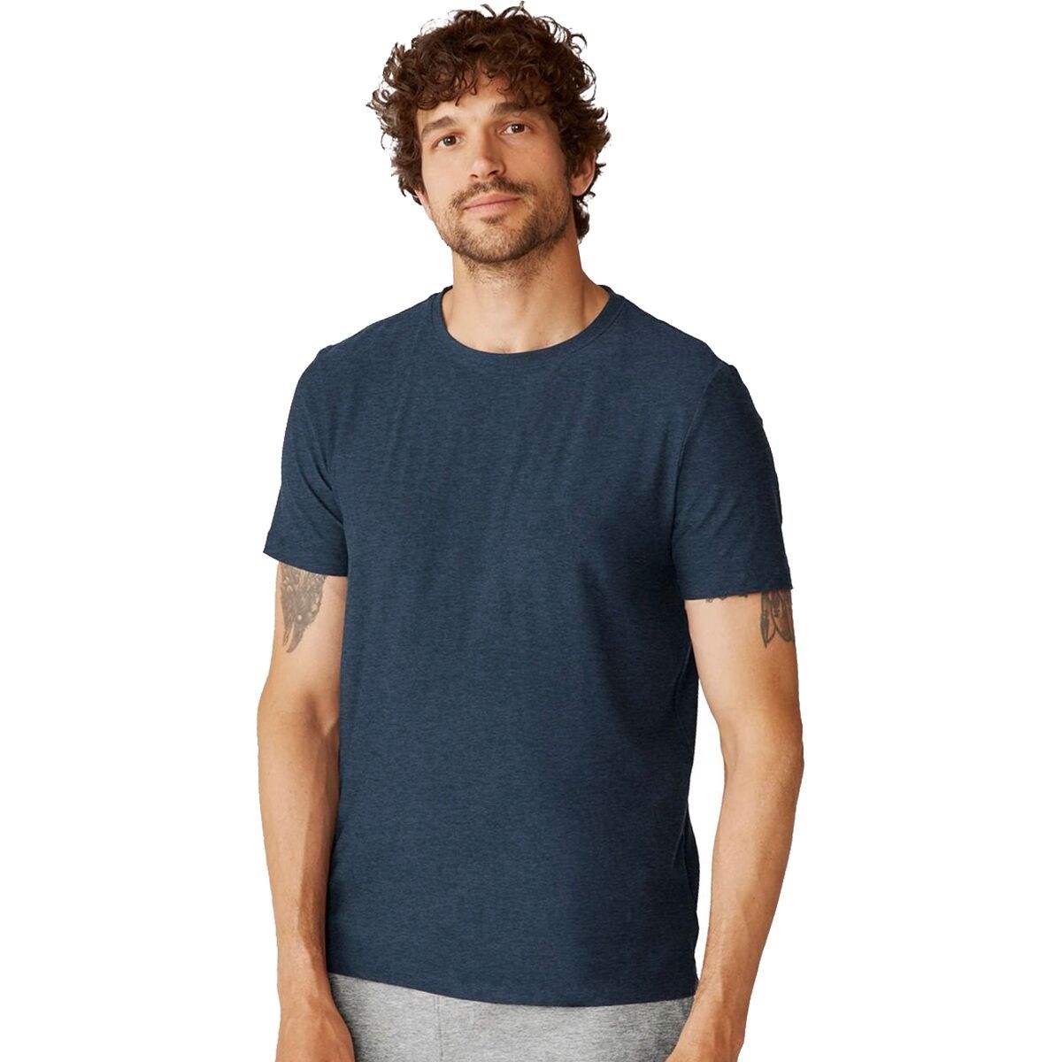 Image of Beyond Yoga Always Beyond Crew T-Shirt 2.0 - Men's Nocturnal Navy, L