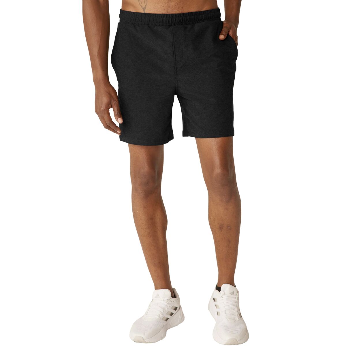 Image of Beyond Yoga Take It Easy Short - Men's Darkest Night, XL