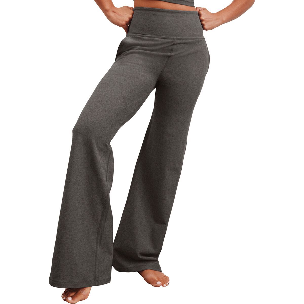 Image of Beyond Yoga Spacedye Laid Back Pant - Women's True Gray Heather, L