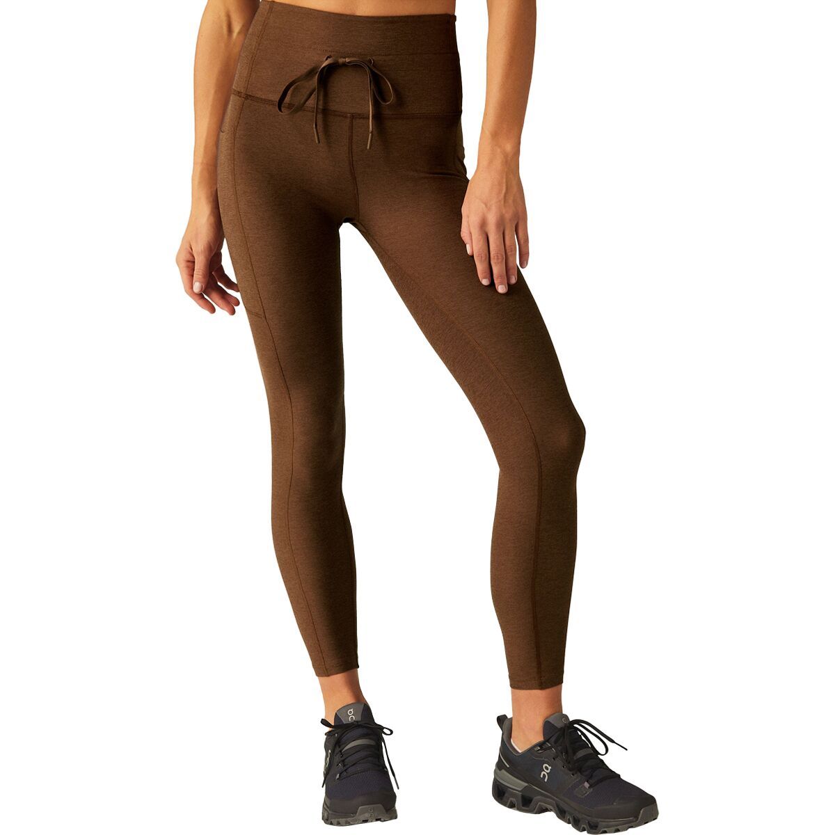 Beyond Yoga Spacedye Go Pocket Midi Legging - Women's Bold Mocha Heather, XL