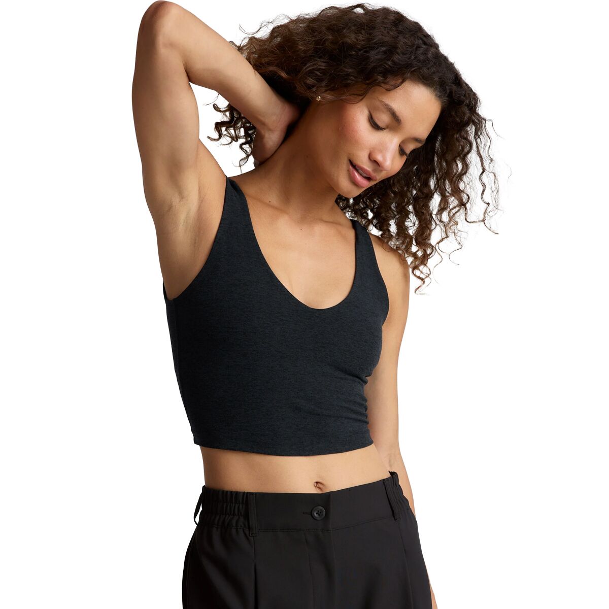 Beyond Yoga Beyond Yoga Spacedye Good Day Cropped Tank Top - Women's Darkest Night, XS