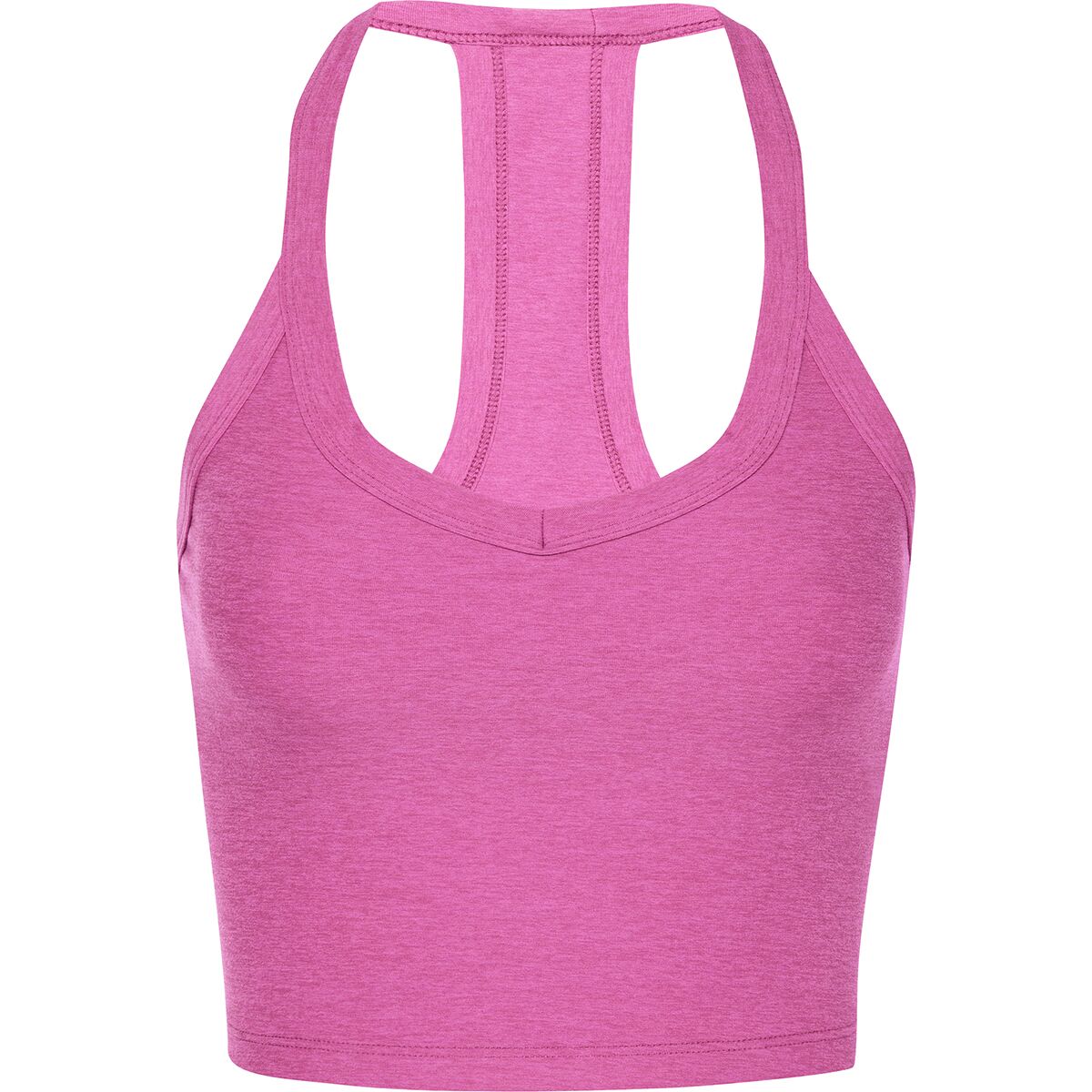 Image of Beyond Yoga Spacedye On The Up Cropped Tank - Women's Sunset Violet Heather, XL
