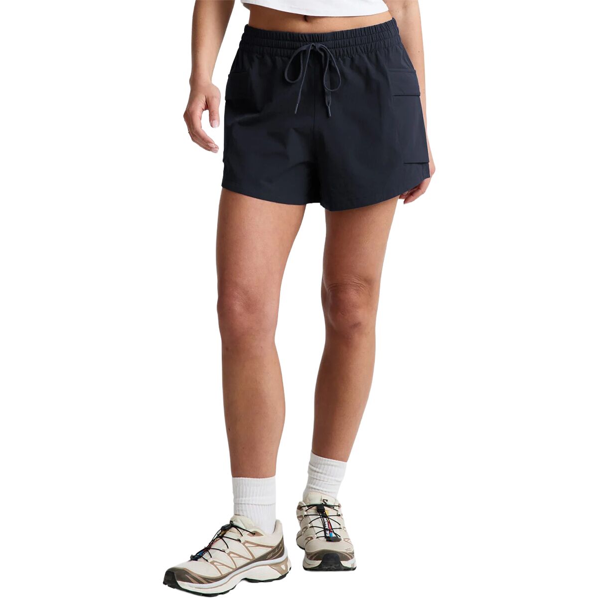 Image of Beyond Yoga Breeze Short - Women's Nocturnal Navy, M