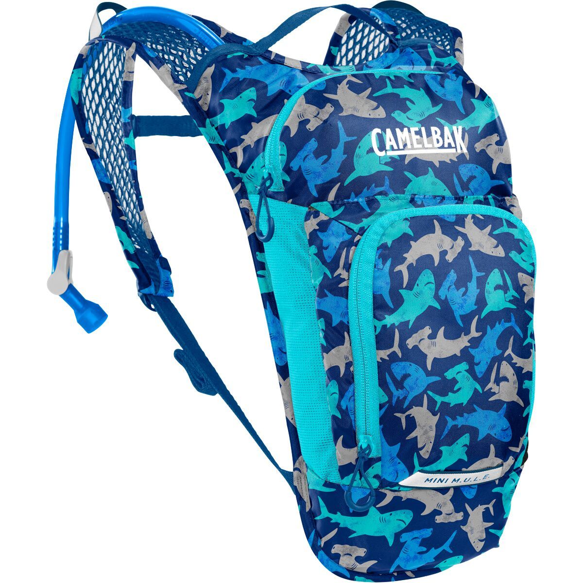 CamelBak Mini Mule 1.5L Backpack - Kids' Sharks, One Size