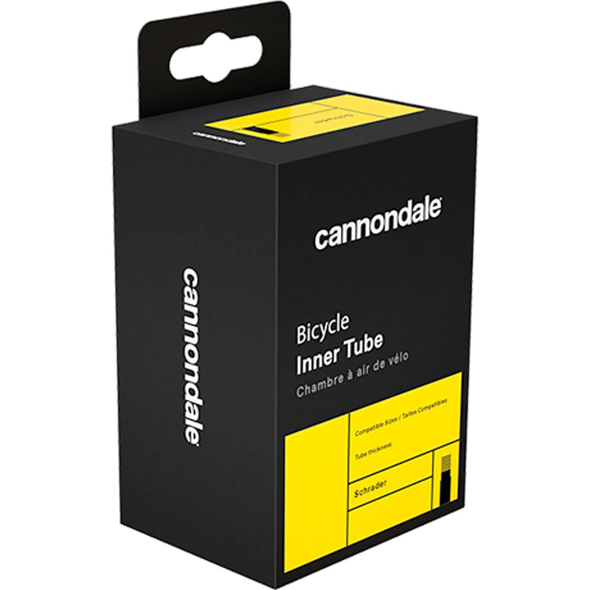 Image of Cannondale Schrader Valve Tube Black, 24 x 1-1/8-1-3/8in/40mm