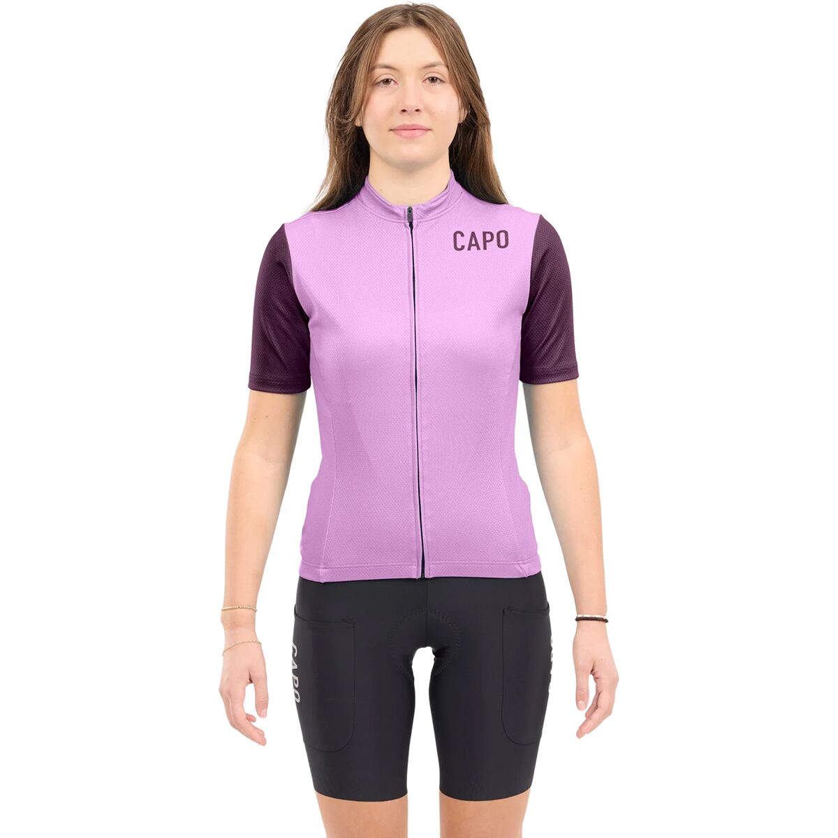 Image of Capo Corsa Jersey - Women's Dirty Rosa/Dark Cherry, M
