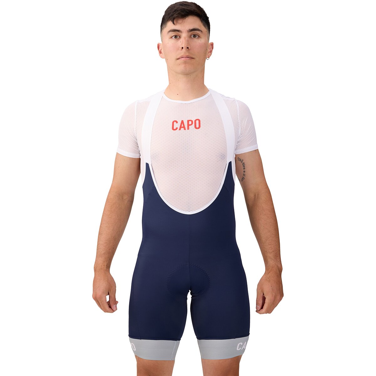 Image of Capo LTD Acquerello SC Race Bib Shorts - Men's Blue/Light Grey, S