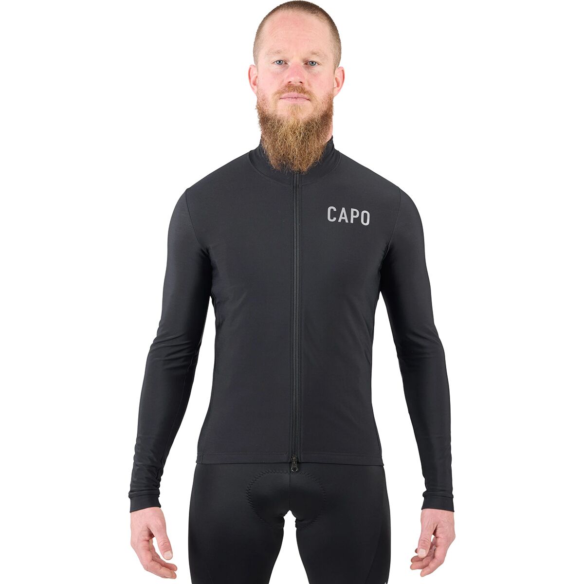Image of Capo Super Corsa Inverno Jersey - Men's Black, XL