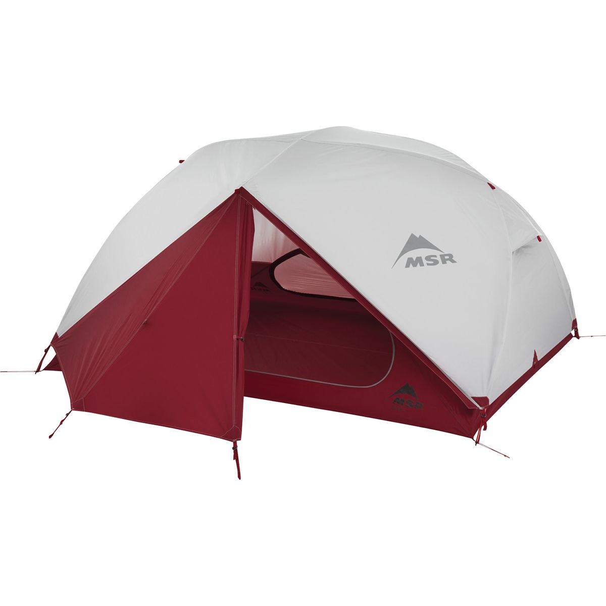 MSR Elixir Tent: 3-Person 3 Season Red, One Size product image