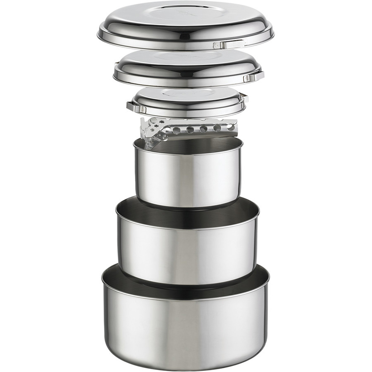 Image of MSR Alpine 4 Stainless Steel Pot Cookset One Color, One Size