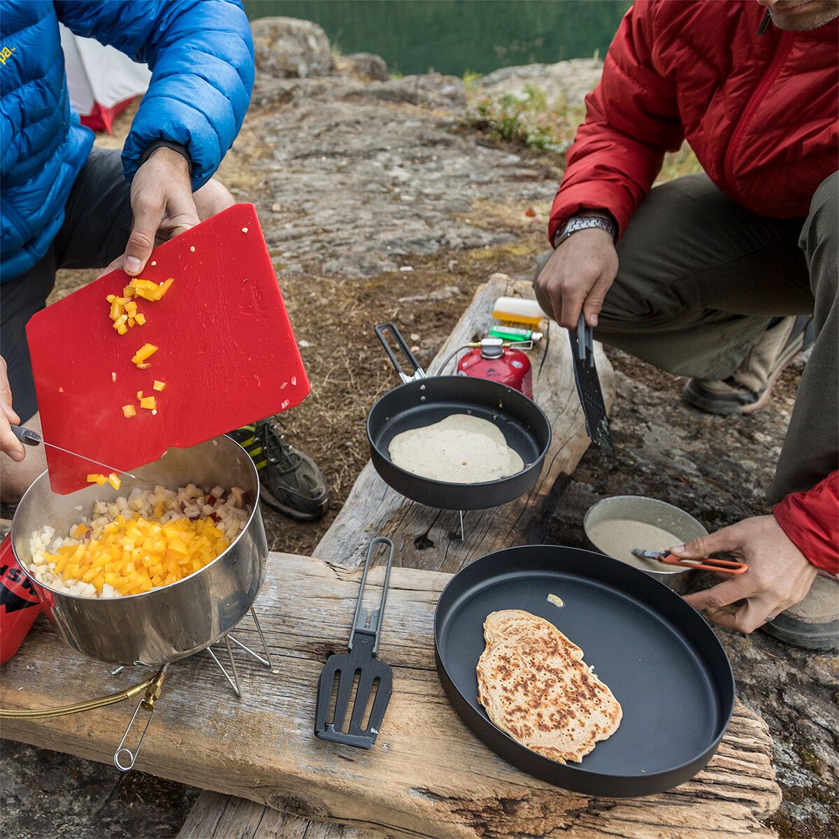 MSR Alpine 4 Stainless Steel Pot Cookset - Hike & Camp