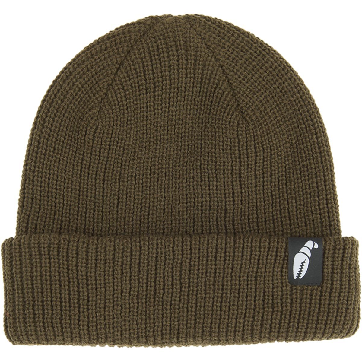 Image of Crab Grab Claw Label Beanie Brown, One Size