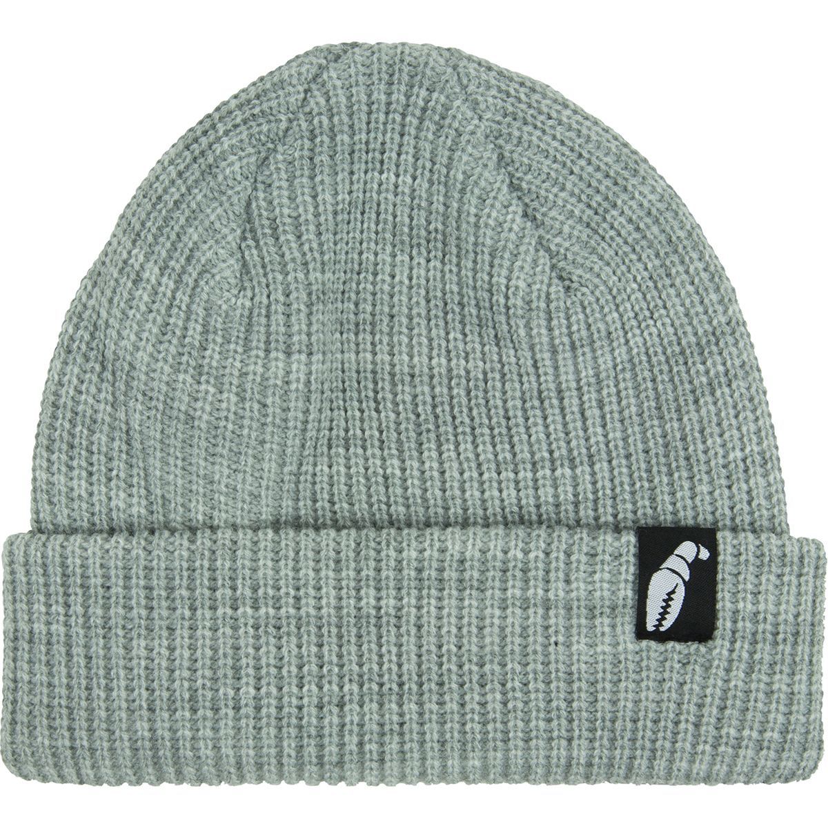 Image of Crab Grab Claw Label Beanie Heather Grey, One Size