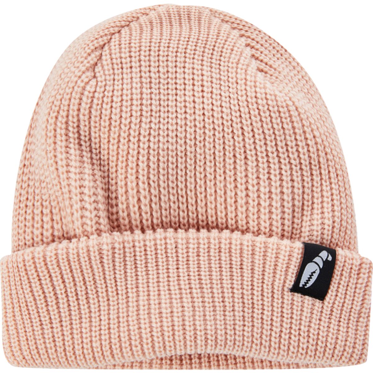 Image of Crab Grab Claw Label Beanie Soft Pink, One Size