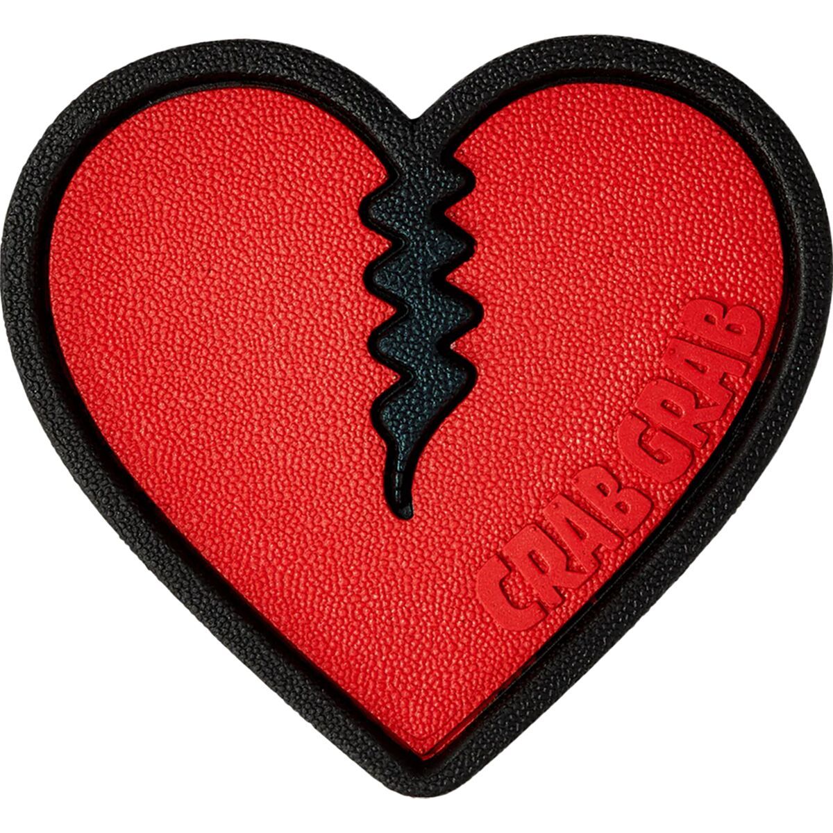 Crab Grab Mega Heart Traction Pad Red, One Size