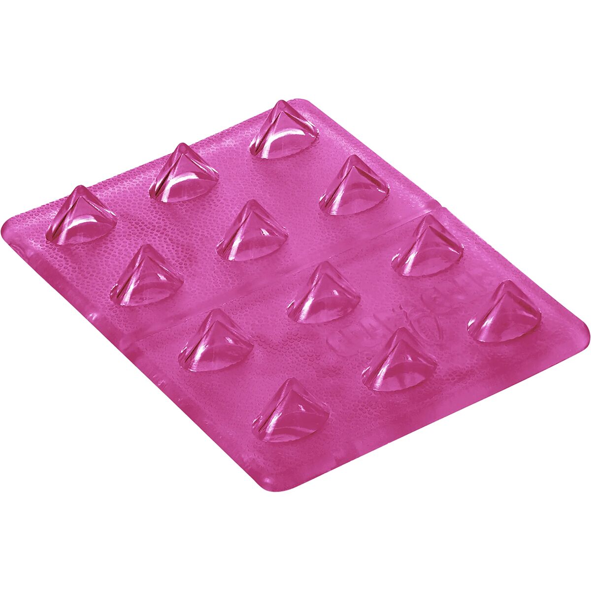 Crab Grab Crab Grab Mini Shark Teeth Traction Pad Clear Pink, One Size