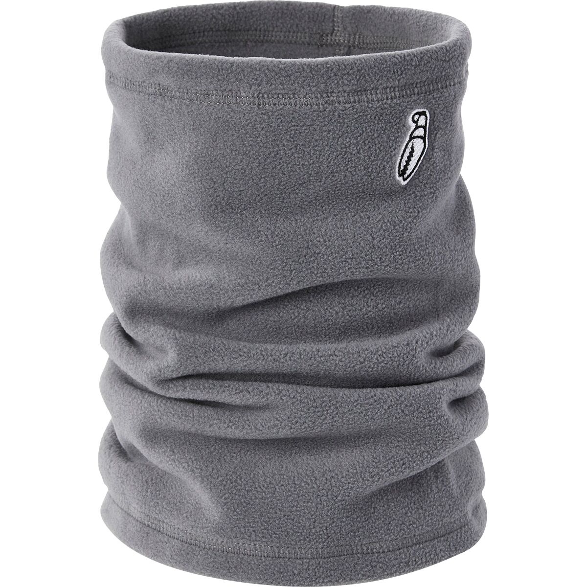 Image of Crab Grab Fruzz Neck Gaiter Grey, One Size