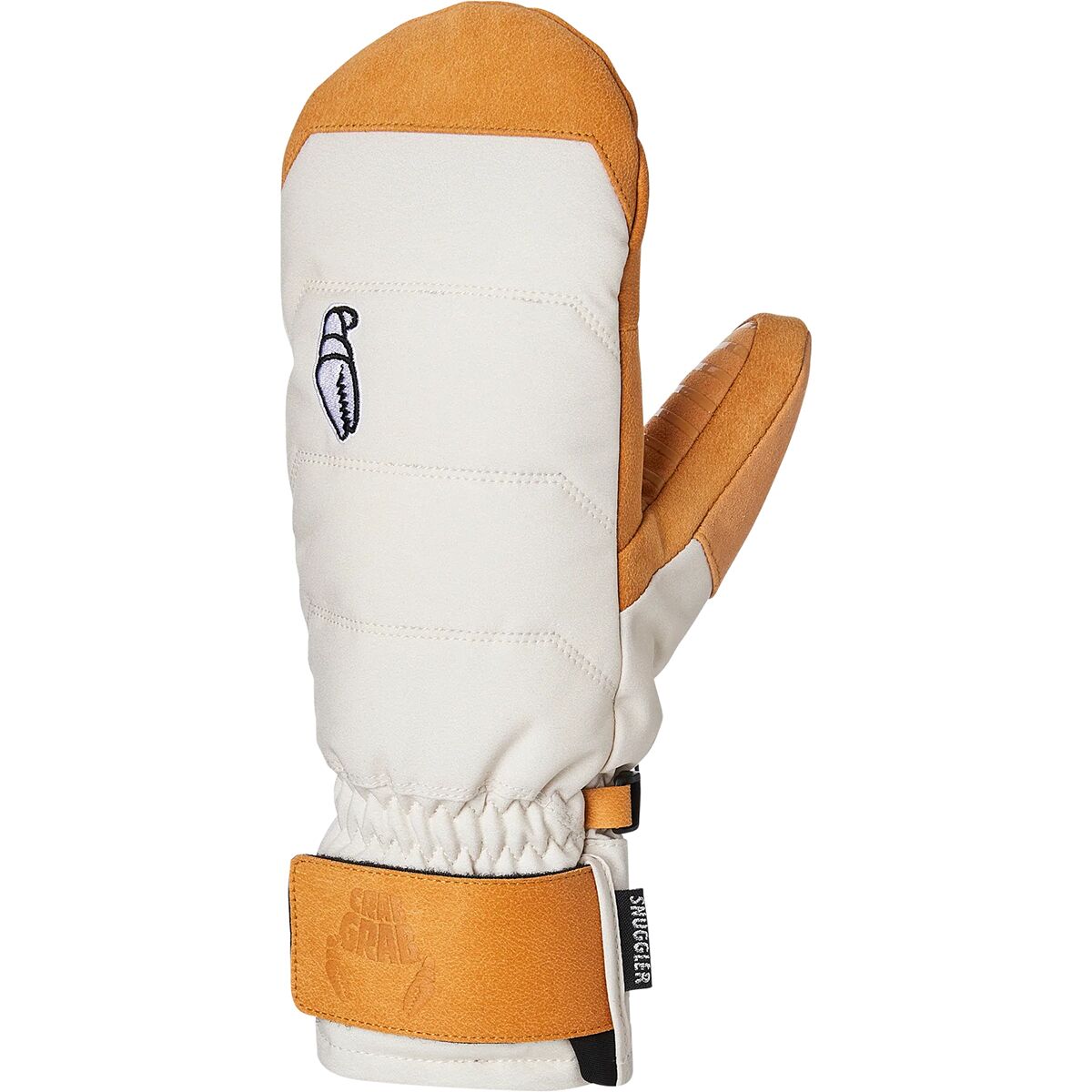 Crab Grab Crab Grab Snuggler Mitten - Women's Cream/Tan, L