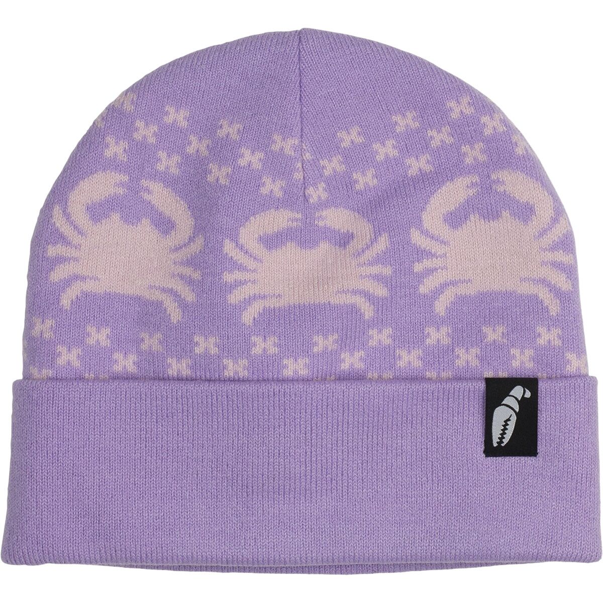Image of Crab Grab Nordicrab Beanie Pastel Purple and Pink, One Size