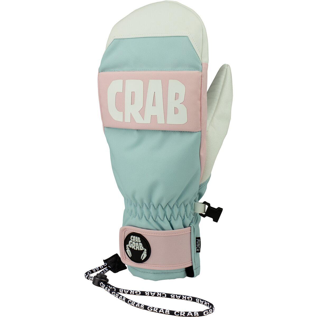 Crab Grab Punch Mitten Baby Blue and Pink