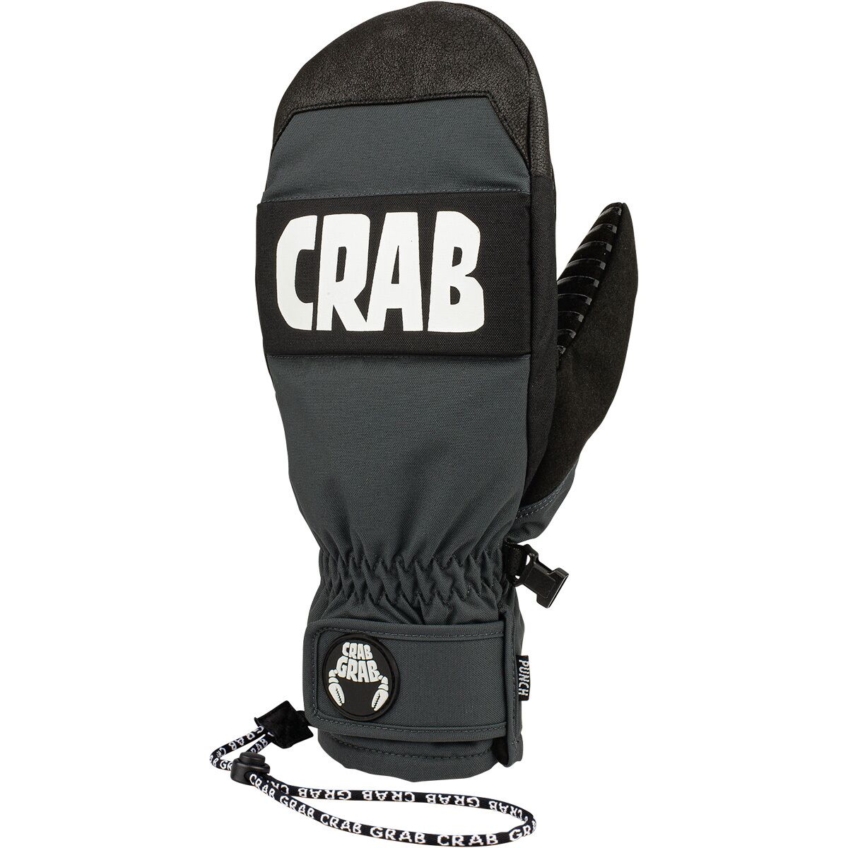 Image of Crab Grab Punch Mitten Washed Black, M