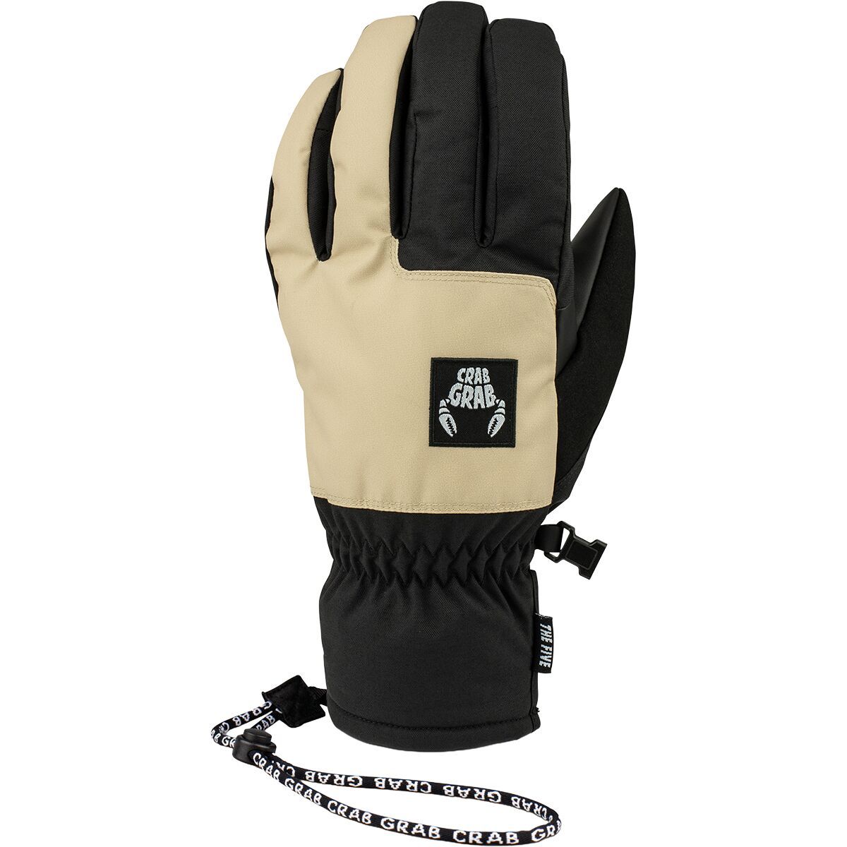 Image of Crab Grab Five Glove Black and Tan, S