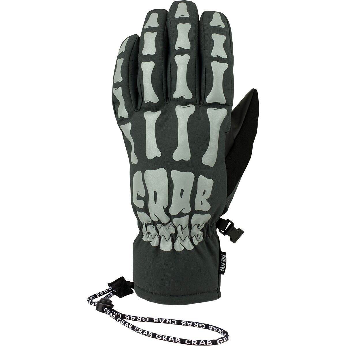 Image of Crab Grab Five Glove Bones Reflective, S