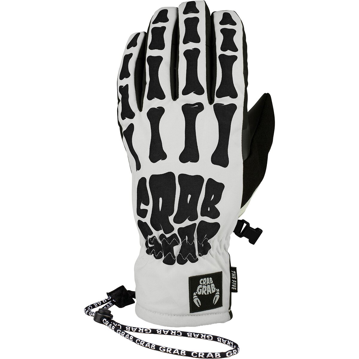Image of Crab Grab Five Glove White Bones, L