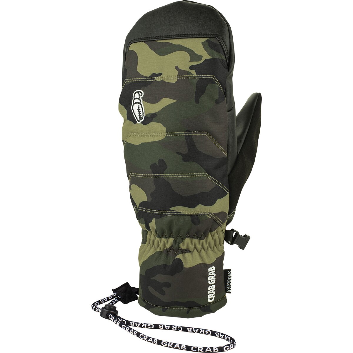Image of Crab Grab Snuggler Mitten Woodland Camo, XL